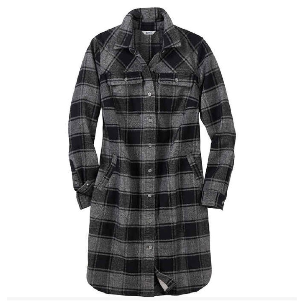 Duluth Trading Company Flannel Duster size XL
